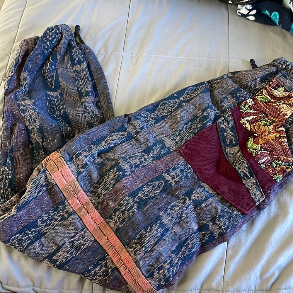 Authentic Mexican Patterned Pants - image 1